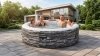 Spa ogrodowe, basen pompowany, hydromasaż AVENLI NICE 6 osobowe 204x70 cegła